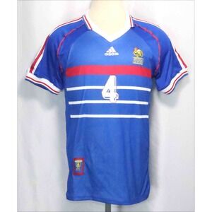 Vtg Adidas France Viera 1998 FIFA World Cup Soccer Football Jersey Mens Size Med